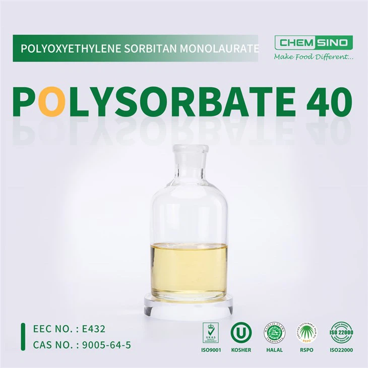 הגדל את ניסוחי המוצר שלך עם Polysorbates Liquid Polysorbate 40