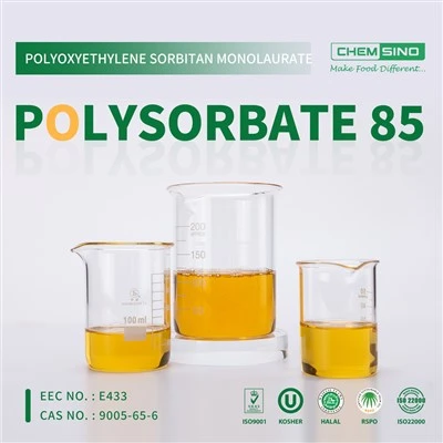 שיפור חיי המדף של תוספי תזונה נוזליים עם Polysorbate 85 CAS NO.9005-70-3
