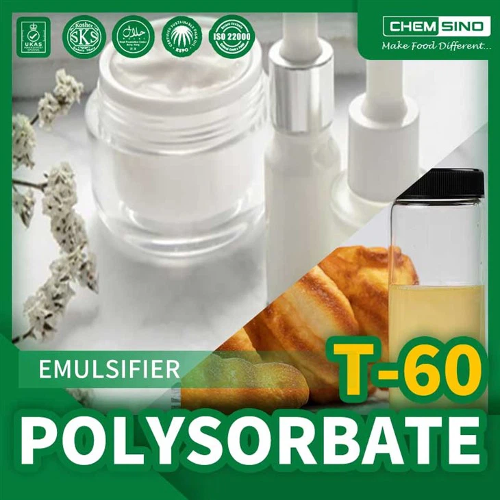 גלה את היתרונות של Polysorbate 60 עבור תכשירי קרם וקרם CAS NO.9005-67-8