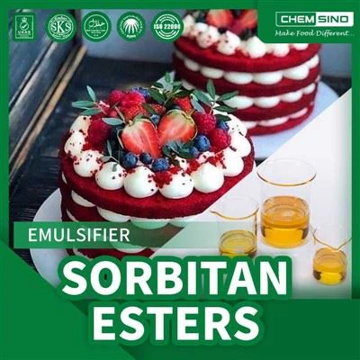 תפקידם של אסטרים סורביטנים כמתחלבים בתעשיית המזון CAS NO.1338-41-6