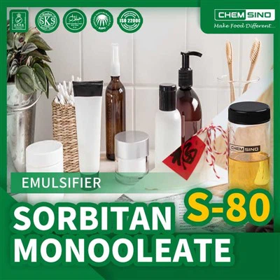 Sorbitan Monooleate Emulsifier מושלם לקוסמטיקה